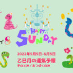 5/8 日曜日のデイリーメッセージ《5月乙巳月の運気予報》