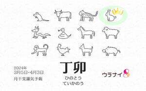 3/3 日曜日のデイリーメッセージ《3月丁卯月の運気予報》