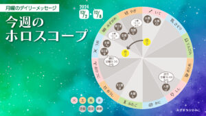 12/2月曜日のデイリーメッセージ《今週のホロスコープ》