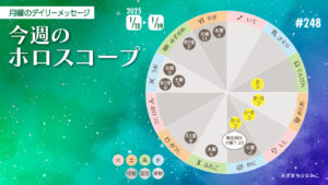 1/13月曜日のデイリーメッセージ《今週のホロスコープ》