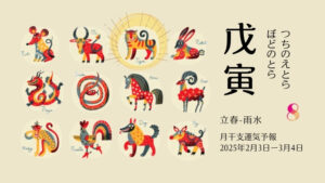 2/2 日曜日のデイリーメッセージ《2月戊寅月の運気予報》