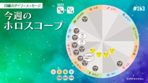 4/28 月曜日のデイリーメッセージ《今週のホロスコープ》
